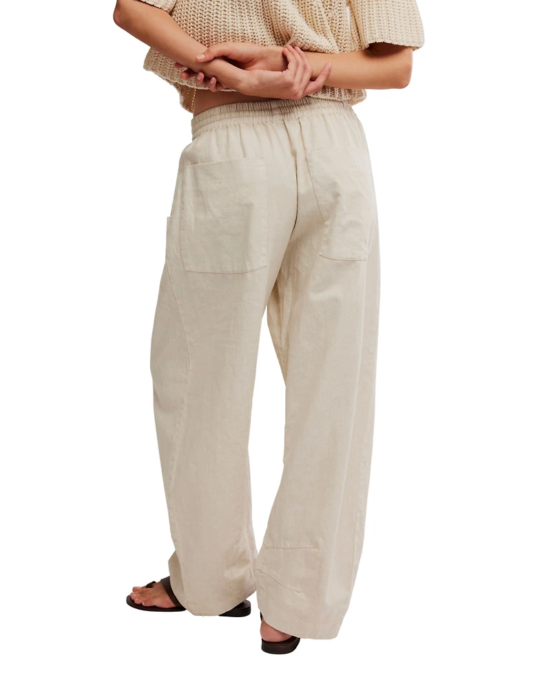 Free People Women's Chambers Laid Back Pull-On Pants