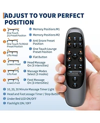 gaomon Led Bed Frame with Storage Headboard & Drawers