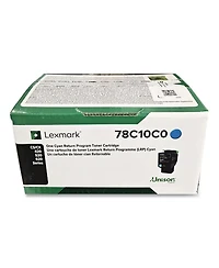 Lexmark 78C10C0 1400 Page-Yield Return Program Toner - Cyan