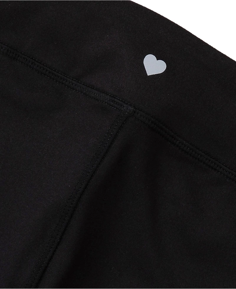 Lands' End Girls High Waisted Active Flare Leggings