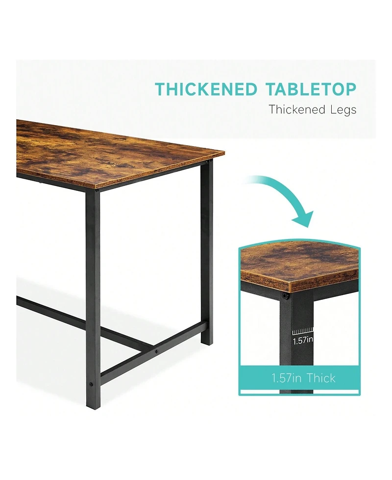 gaomon Kitchen Table Dining Table Set For 4. Kitchen Table for Dining Room, Home Office, Living Room