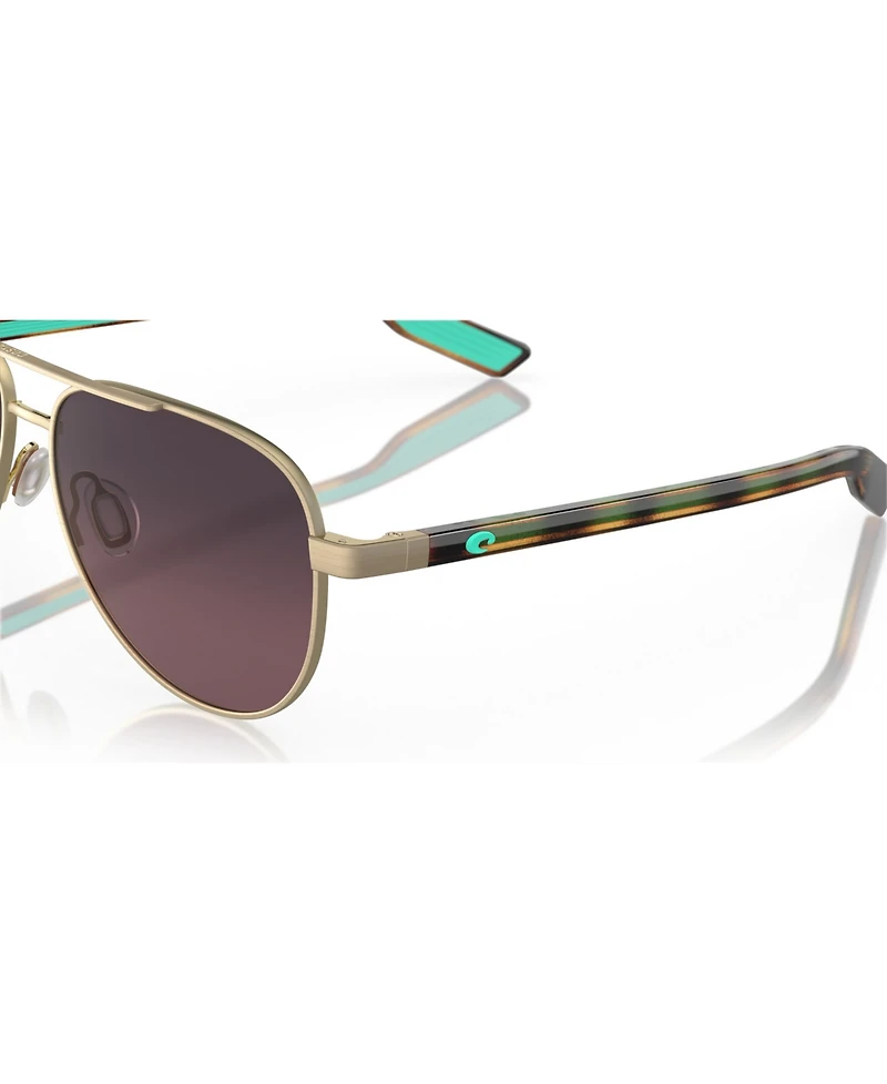 Costa Del Mar Unisex Peli Polarized Sunglasses, 6S4002