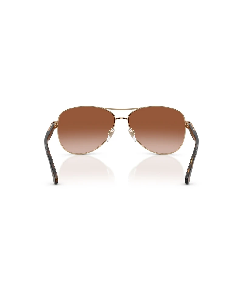 Burberry Women's Pilot Sunglasses, BE3080