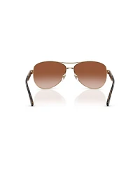 Burberry Women's Pilot Sunglasses, BE3080