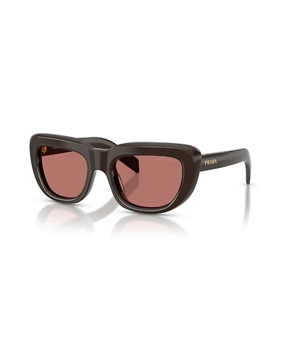 Prada Women's Rectangle Sunglasses, Pr D07S