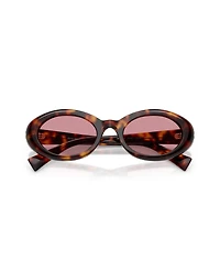 Miu Miu Women's Oval Sunglasses, Mu B09S