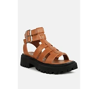 Womens Dewey Chunky Gladiator Sandals