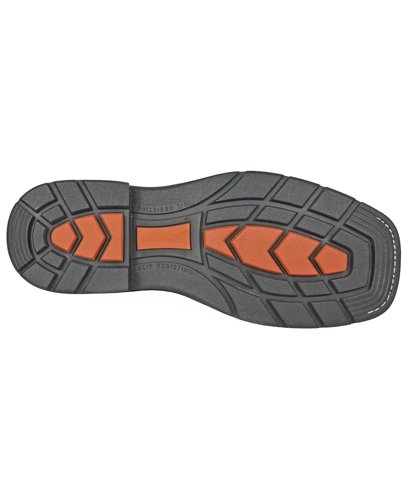 Hoss Boot Company Men's Brisbee Lacer 8 Inch Distressed Lace Up Kiltie Composite Toe Work