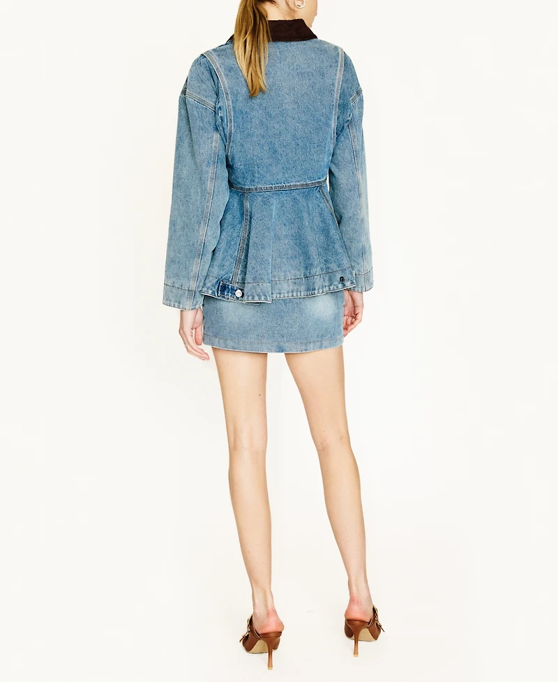 Line & Dot Women's Spread Collar Jacket