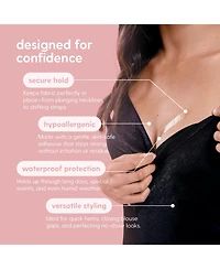 M3 Naturals Women's Invisible Double-Sided Fashion Tape | Clear Body & Clothing Tape Clothing Tape to Keep Clothes in Place| 100 Count