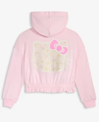 Grayson Threads Kids, The Label Girls' S-xl Hello Kitty Bubble-Hem Hoodie