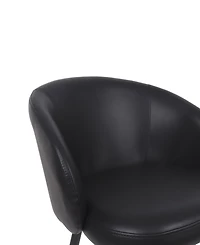 Looma Faux Leather Upholstered Dining Side Chairs, Set of 2