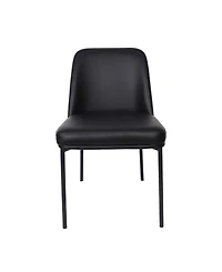 Loft Faux Leather Upholstered Dining Side Chairs, Set of 2