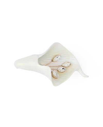 Betsey Johnson Faux Stone Betsey's Bouquet Calla Lily Brooch
