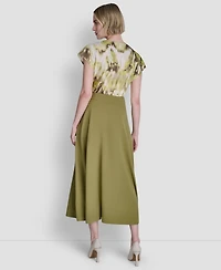 Dkny Women's Textured Maxi Skirt