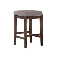 Liberty Furniture Industies, Inc Arrowcreek Upholstered Console Stool in Weathered Stone
