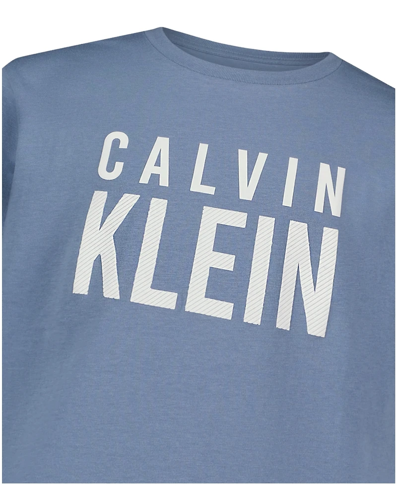Calvin Klein Boys' 8-20 Crewneck Structure T-Shirt