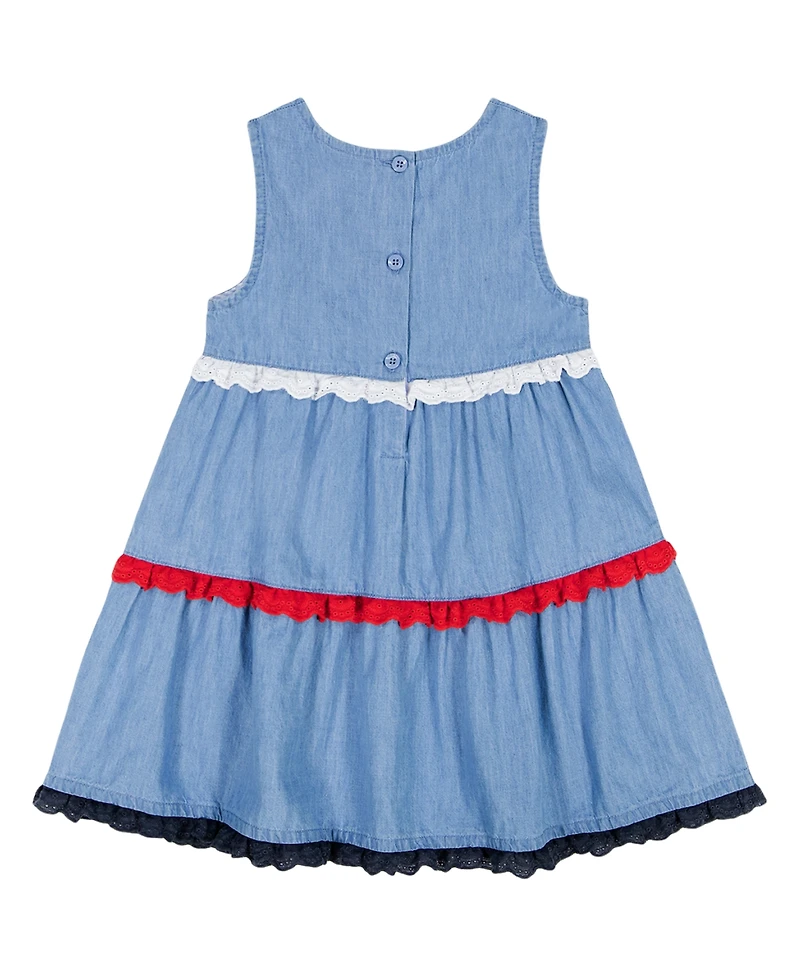 Tommy Hilfiger Girls' 4-6X Denim A-line Dress