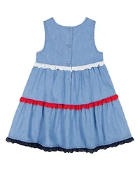 Tommy Hilfiger Girls' 4-6X Denim A-line Dress
