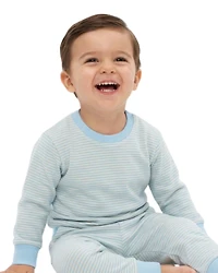 Motette Toddler Boys Seaside Stripe Lounger Bamboo Sweatsuit