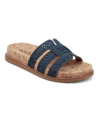 Earth Women's Fairren Flat Slip-On Footbed Sandals