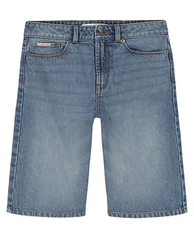 Calvin Klein Girls' 7-16 Bermuda Denim Shorts