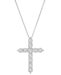 Macy's Diamond Pendant Necklace (1/4 ct. t.w.) in Sterling Silver
