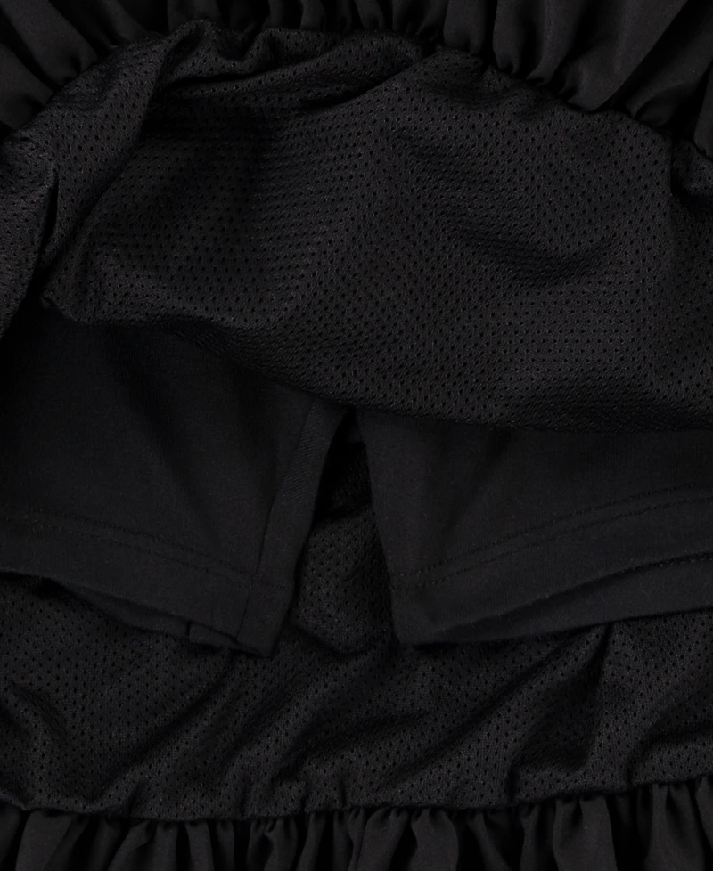 Nike Girls' 4-6X Lace It Up Crewneck T-Shirt and Scooter Shorts, 2-Piece Set