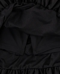 Nike Girls' 4-6X Lace It Up Crewneck T-Shirt and Scooter Shorts, 2-Piece Set