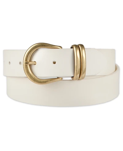 Levi's Women's Double Metal Loop Leather Belt