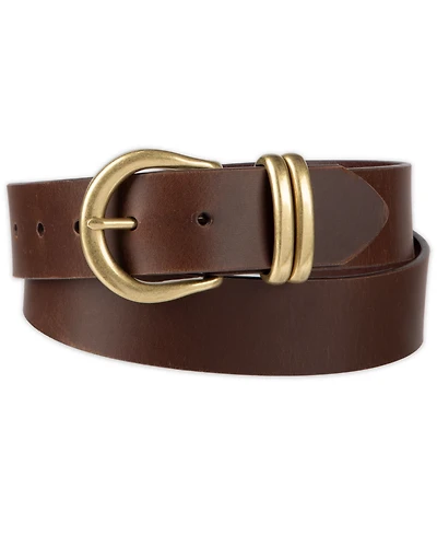 Levi's Women's Double Metal Loop Leather Belt