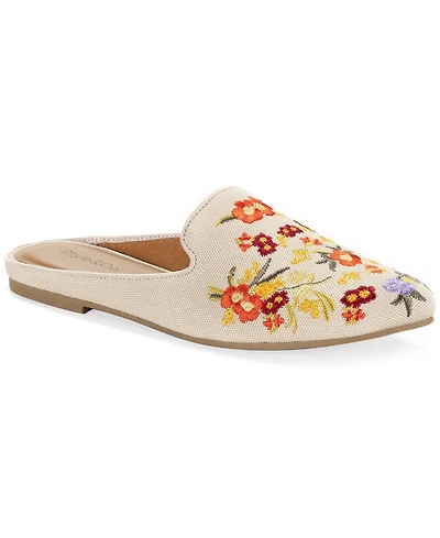 Style & Co Women's Naomii2 Embroidered Slip-On Mules, Macy's Exclusive