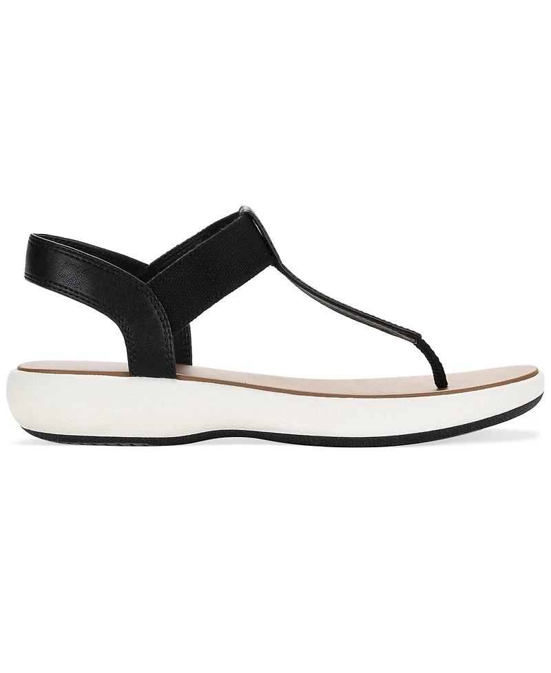 Style & Co Women's Harperr Elastic Round Toe Flat Sandals, Macy's Exclusive