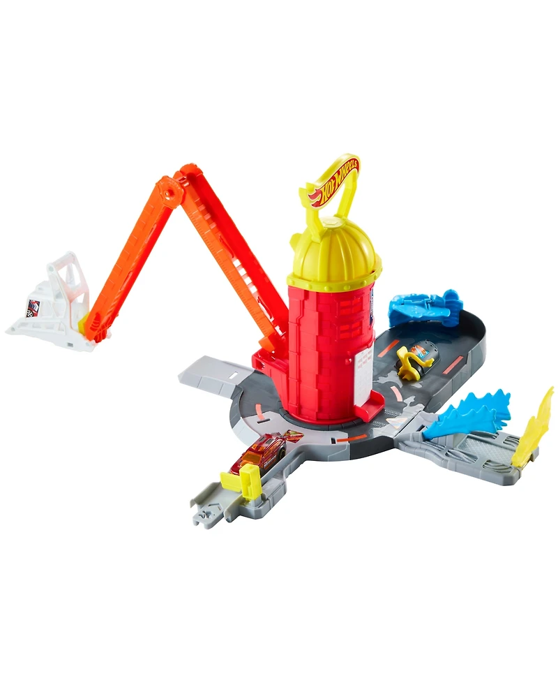 Hot Wheels City Super Fire Station Rescue Playset