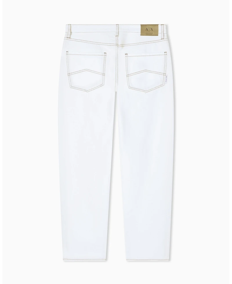 A|X Armani Exchange Men's J28 Loose Tapered Denim Jeans