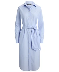 Lauren Ralph Petite Point Collar Shirt Dress