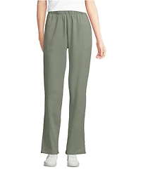 Lands' End Petite Sport Knit High Rise Elastic Waist Pants