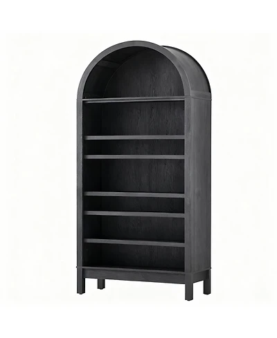 Yigii Arched Book Shelves with Adjustable for Space-Efficient Storage