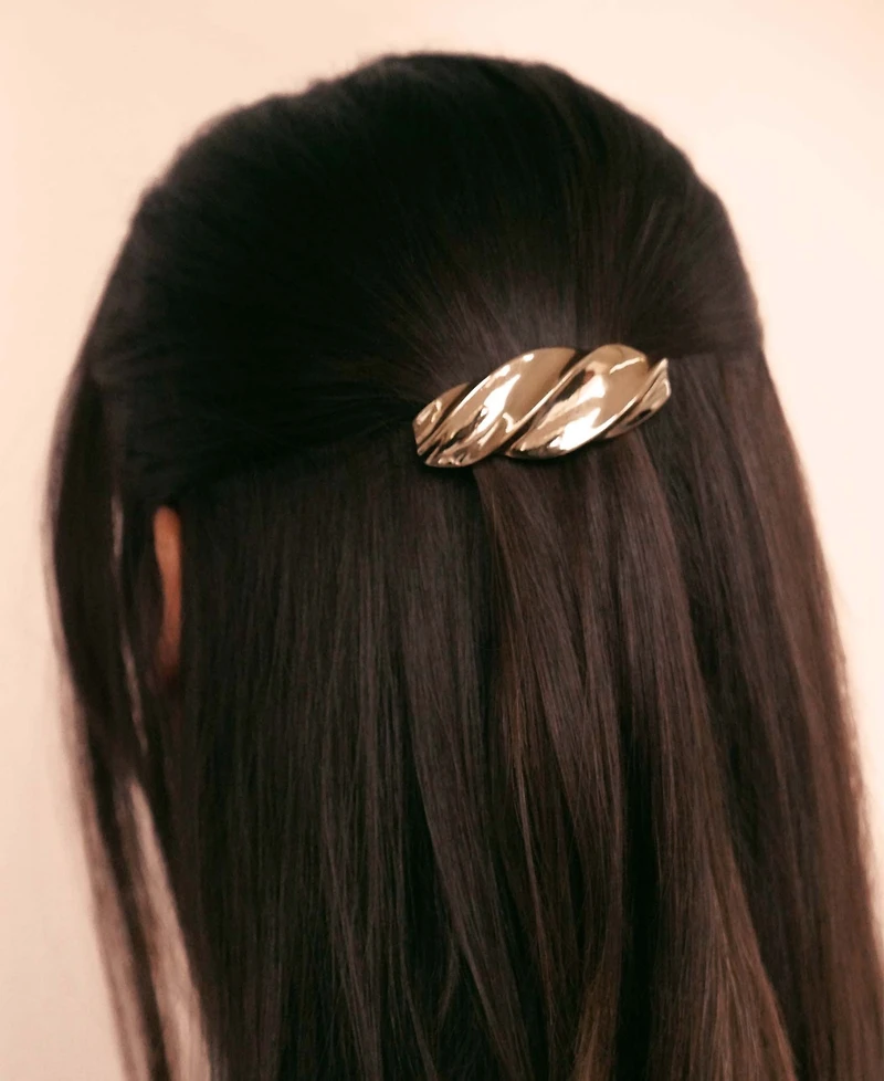 Ettika Women's Golden Twist Barrette