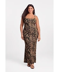 S3 Apparel Women's Sculpting Shapewear Scoop Neck Cami Maxi Dress