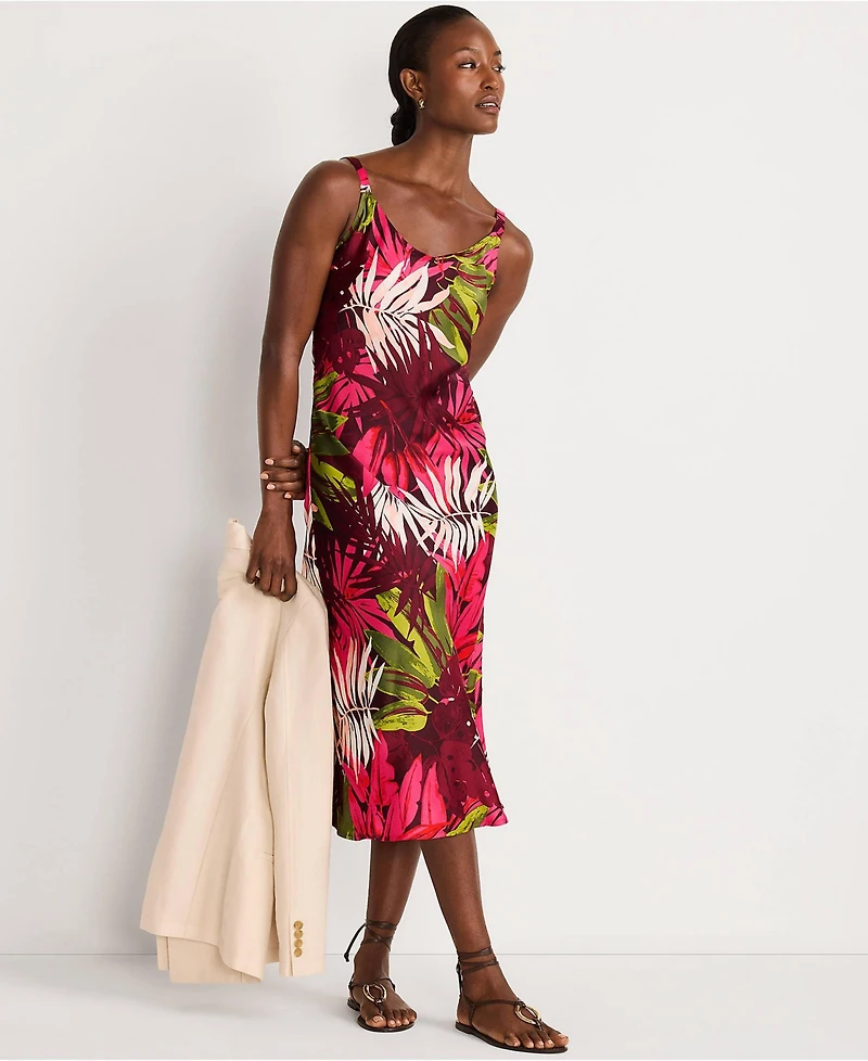 Lands' End Women's Satin Slip Dress