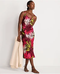 Lands' End Women's Satin Slip Dress