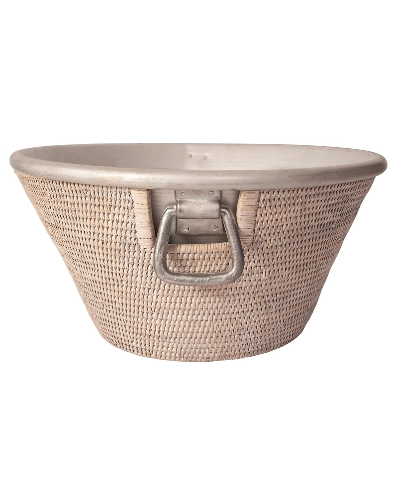 Artifacts Trading Company Artifacts Rattan Aluminum Ice Tub