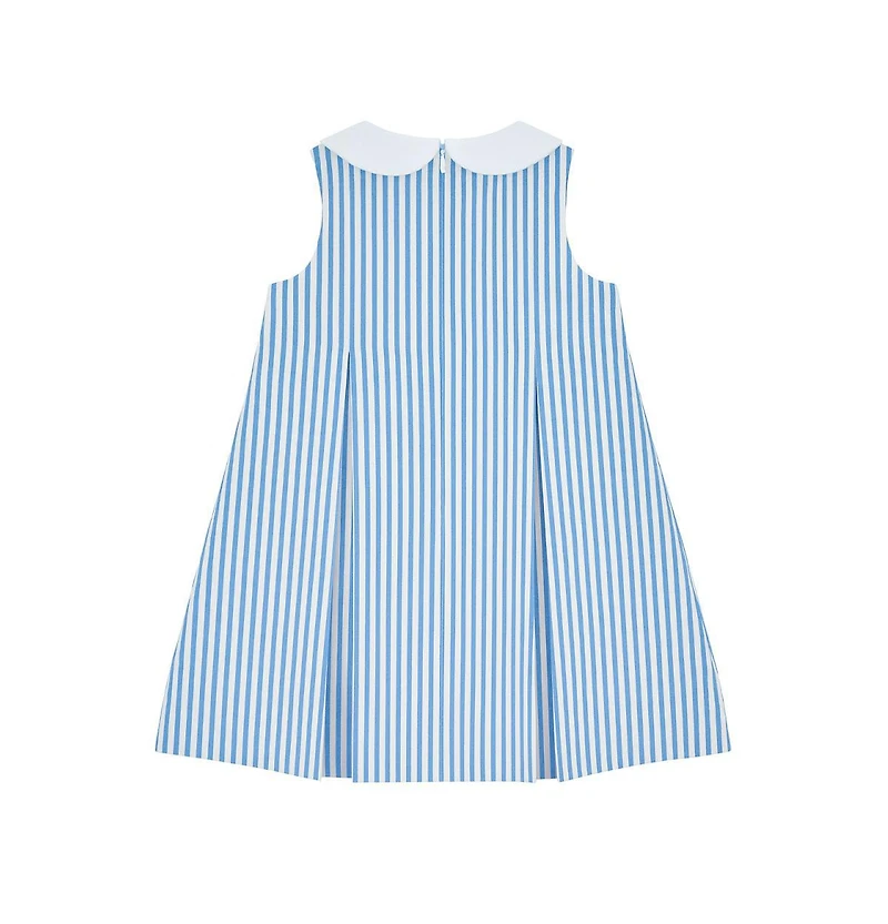 Florence Eiseman Little Girls Seersucker Dress With Flowers