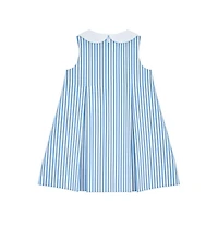 Florence Eiseman Little Girls Seersucker Dress With Flowers