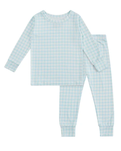 Motette Toddler Boys Coastal Check Pajama Set