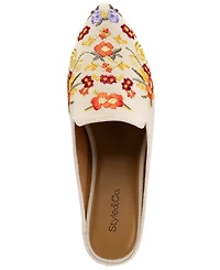 Style & Co Women's Naomii2 Embroidered Slip-On Mules, Macy's Exclusive