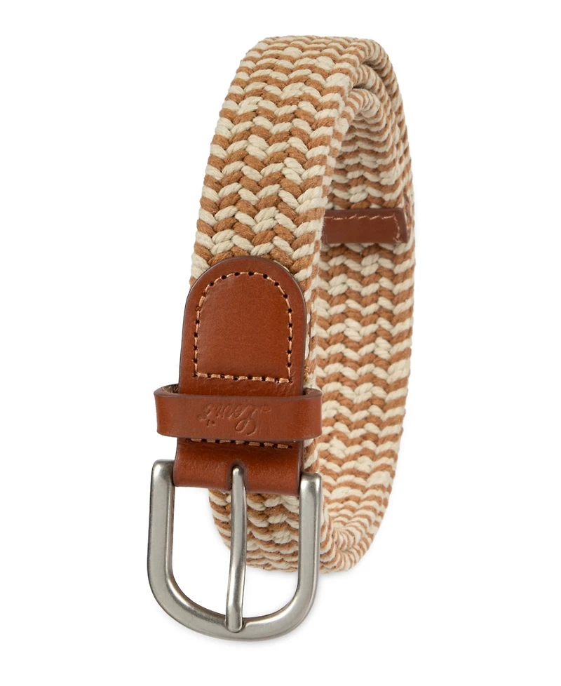 Levi's Women's Fully Adjustable Two-Tone Braided Rope Belt