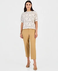 I.n.c. International Concepts Petite Boxy-Fit Crewneck T-Shirt, Macy's Exclusive