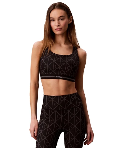 Calvin Klein Performance Women's Icon Sport Medium Support Printed Bra